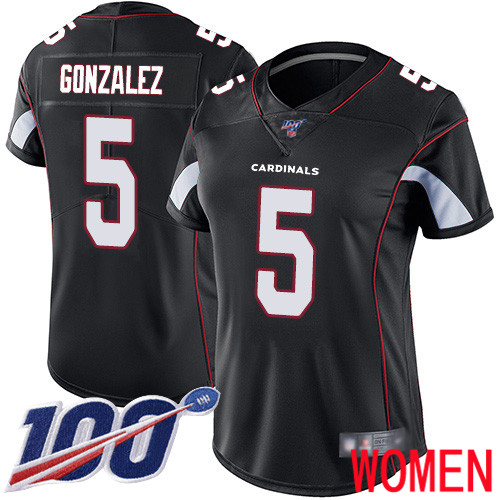 Arizona Cardinals Limited Black Women Zane Gonzalez Alternate Jersey NFL Football 5 100th Season Vapor Untouchable